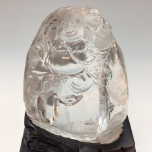 Cargar imagen en el visor de la galería, Hand Carved Quartz Crystal Hotei Buddha
