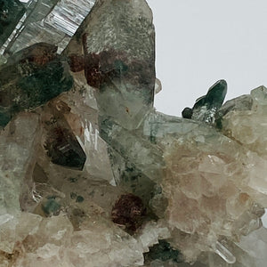Double Terminated Lemurian Quartz with Chloride Inclusions (WOW)