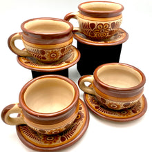 將圖片載入圖庫檢視器 Cinnamon Clay Cup and Saucer Sets
