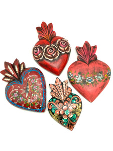 Small Melagro Painted Hearts