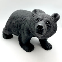 将图片加载到图库查看器，Hand Carved Obsidian Bear
