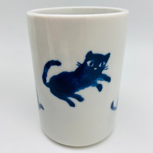 Japanese Porcelain Cat Mug