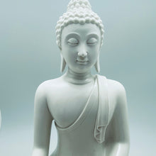 将图片加载到图库查看器，White Porcelain Sukothai Style Seated Buddha
