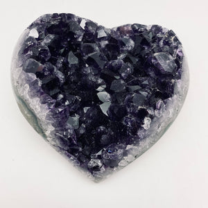 Amethyst Heart and Star Stone
