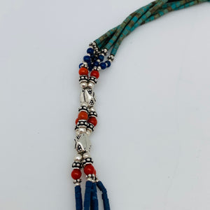 Tibet style Necklace - Teardrop Charm