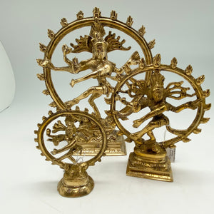 Brass Dancing Shiva Statues