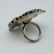 Load image into Gallery viewer, Starfish Turquoise Ring 7.5
