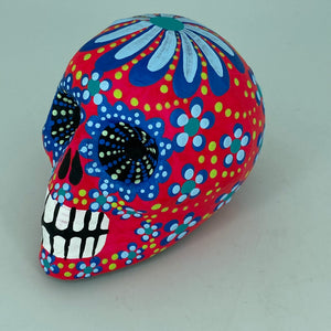 Hand Painted Paper Mache Skulls, Mexico