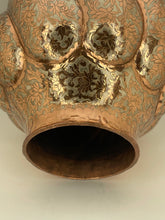 将图片加载到图库查看器，Med Copper with inlay Vase from Santa Clara Del Cobre
