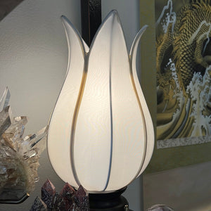 Vietnamese Silk Lotus Lamp