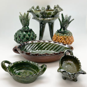 Green Pottery From Mexico Ext.