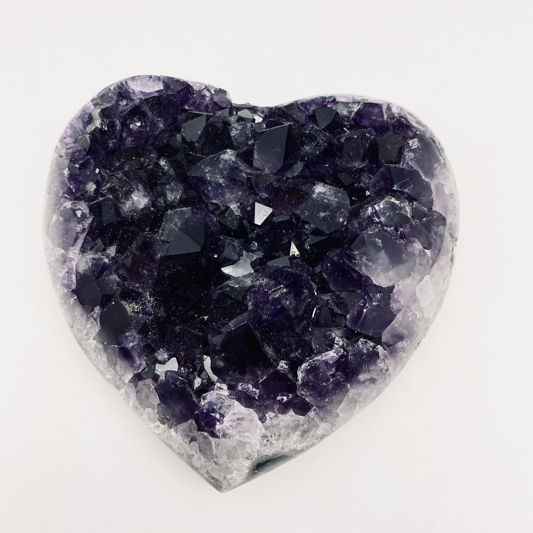 Amethyst Heart and Star Stone