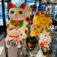 Cargar imagen en el visor de la galería, Japanese Ceramic Maneki Neko &quot;Lucky Cat&quot;
