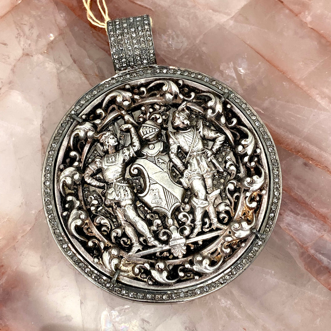 Rare French Coat of Arms Pendant