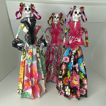 Load image into Gallery viewer, Paper Mâché Catrinas By Carmelita (Large)
