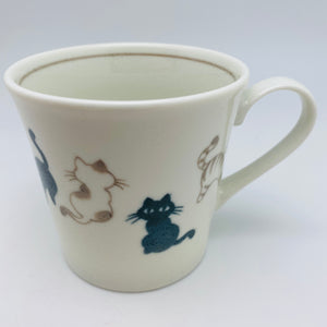 Japanese Porcelain Cat Mug